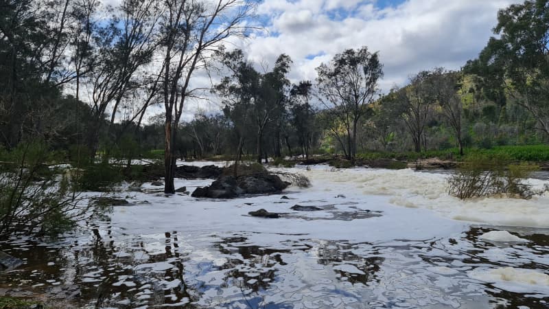 Rapids flowing at Walyunga National Park