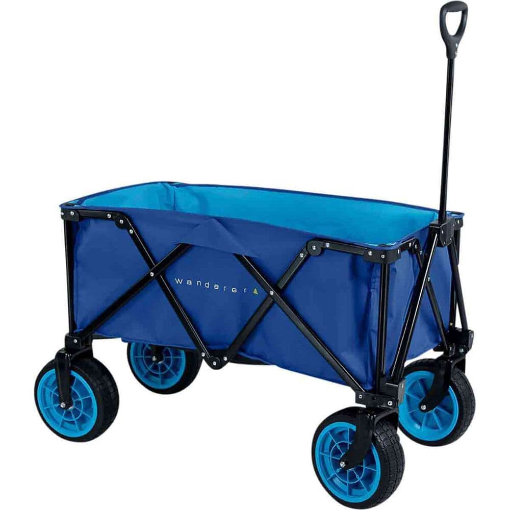Wanderer Quad Fold Beach Cart on the sand