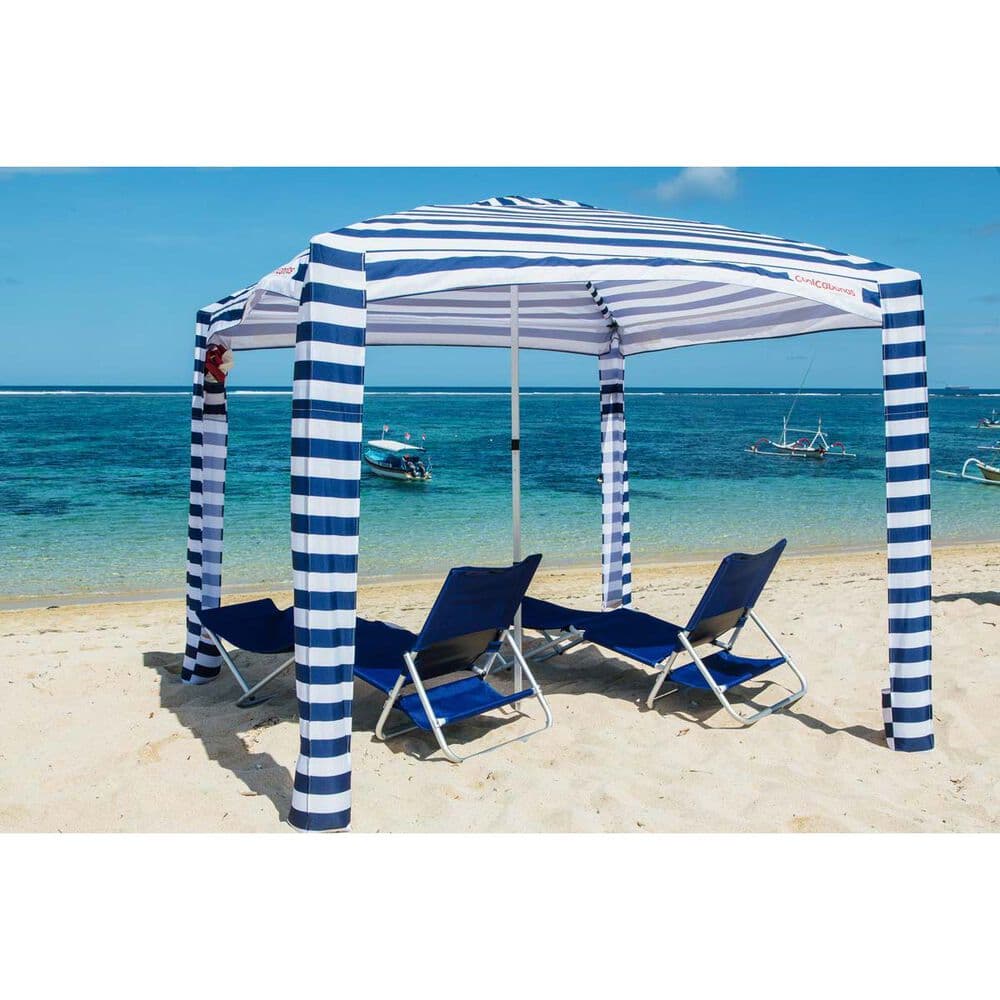 CoolCabana Beach Shelter set up on a Perth beach